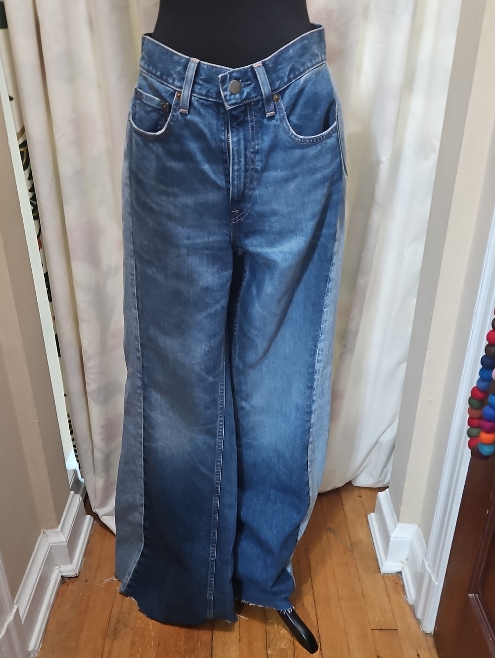 Polo Ralph Lauren "Concept Blue" Wide Leg Blue Denim Jeans for Women